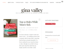 Tablet Screenshot of ginavalley.com